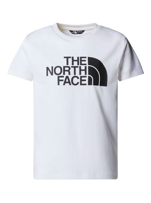 T-shirt bambino The North Face bianca con logo NORTH FACE | NF0A8EHGFN4